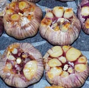 Baked garlic
